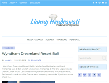 Tablet Screenshot of liannyhendrawati.com